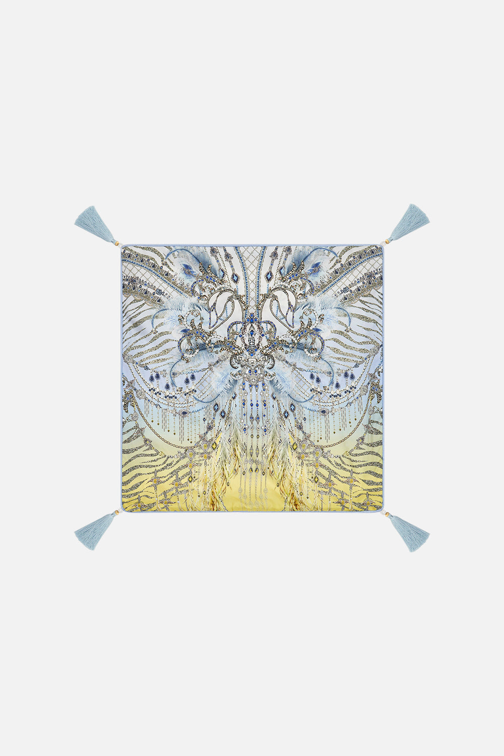 Small Square Cushion Moon And Back print by CAMILLA