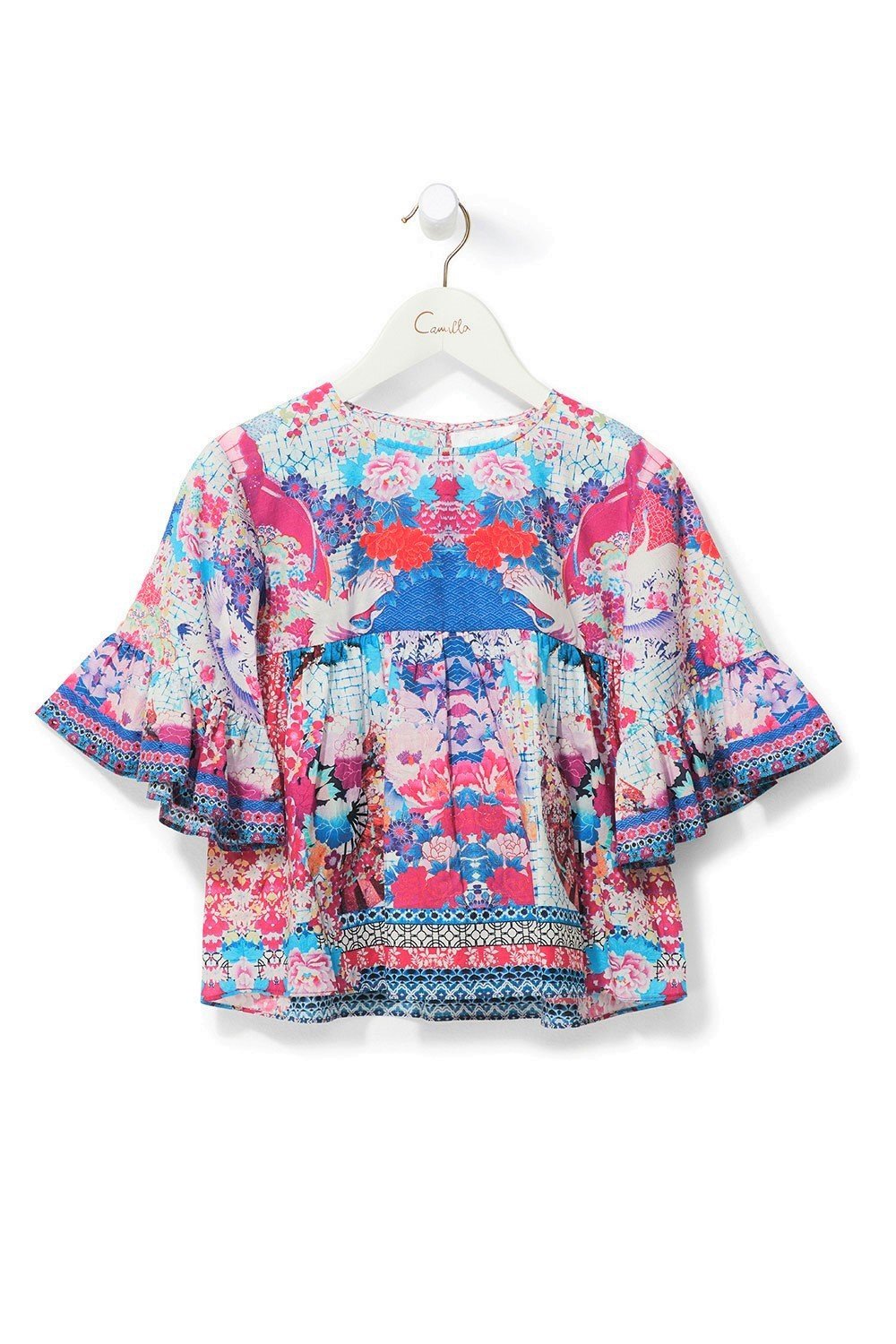KID'S BELL SLEEVE TOP SKY OF VENUS