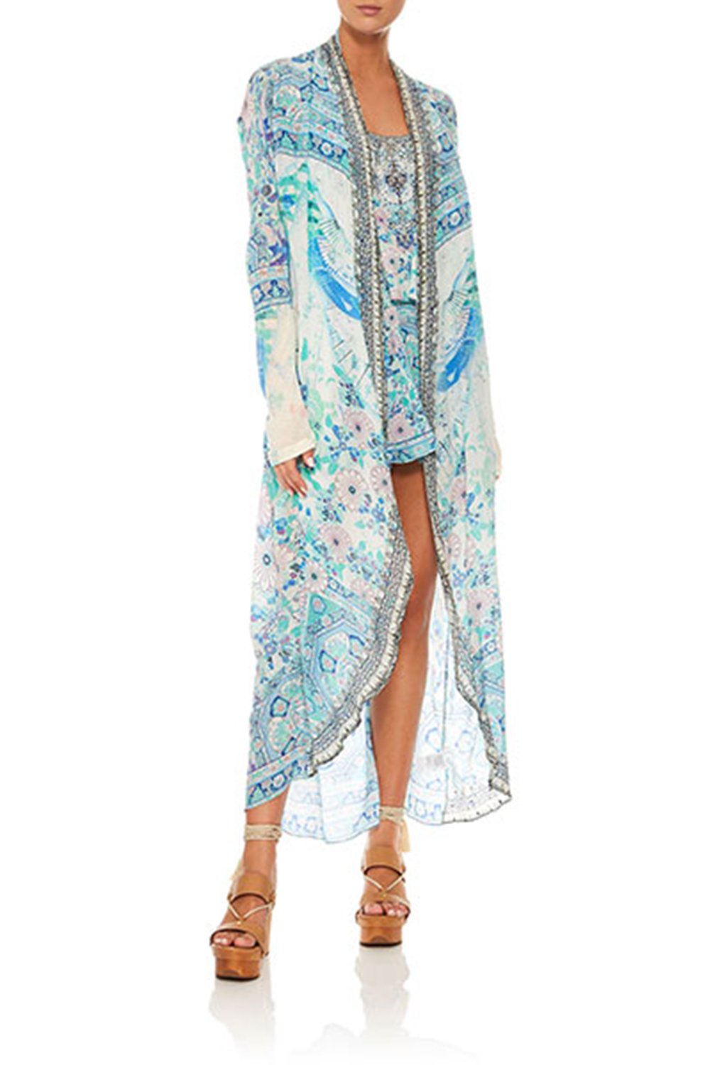 LONG CASUAL JACKET WITH POCKETS HEAD IN THE CLOUDS