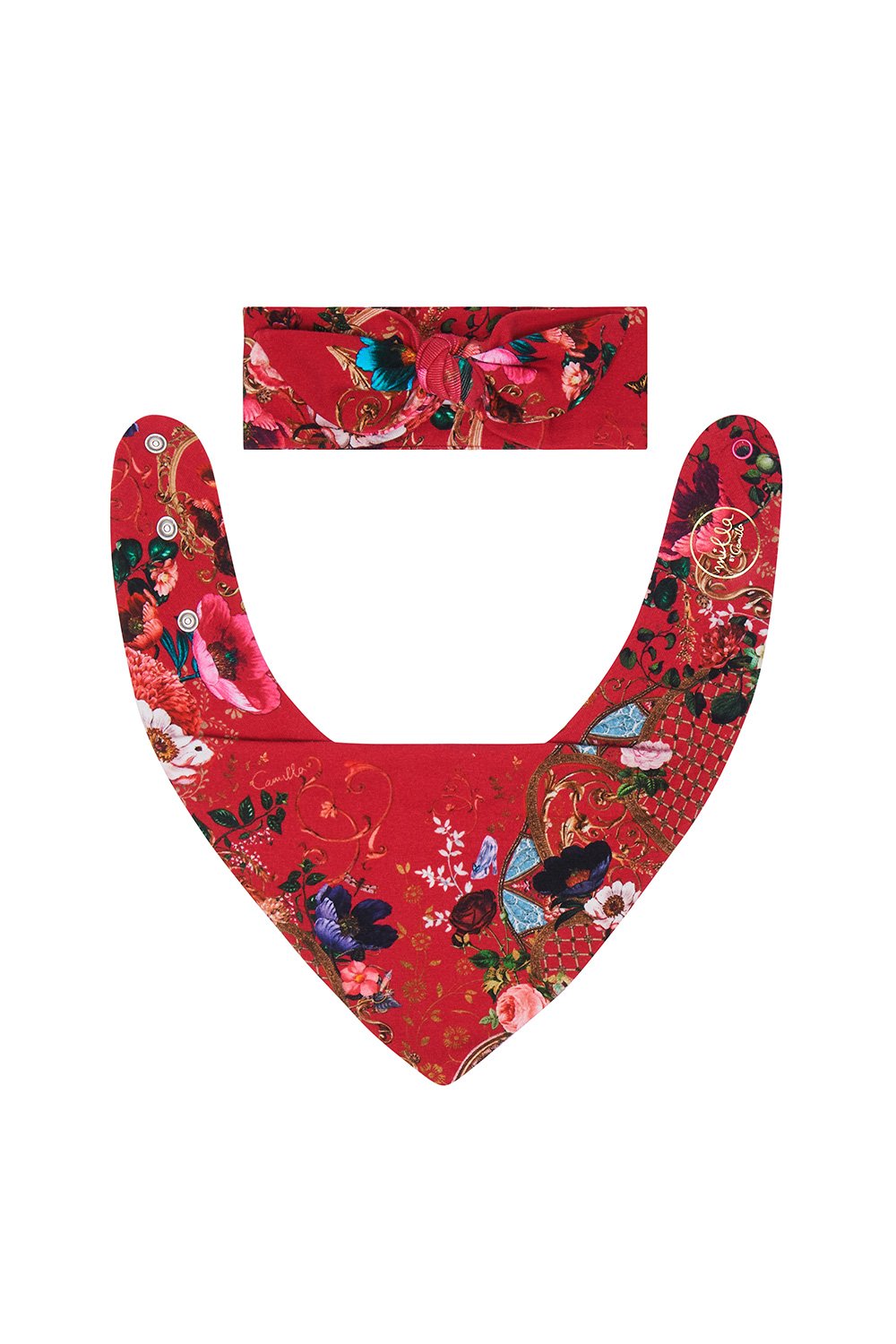 BABIES HEADBAND AND BIB SET BEEUTIFUL BEINGS