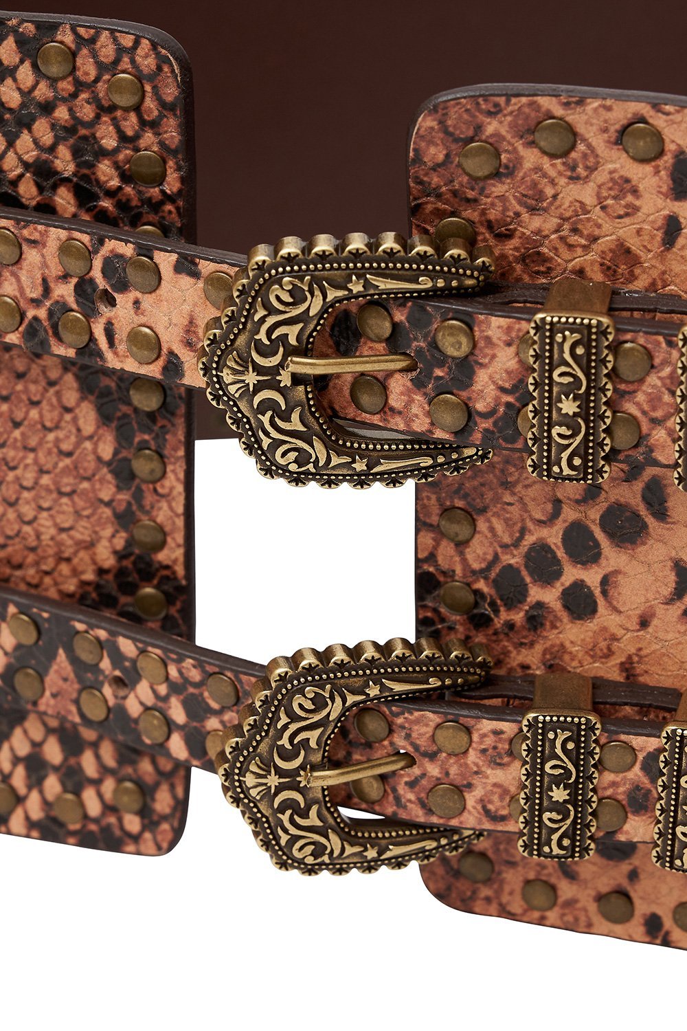 WIDE DOUBLE BUCKLE BELT TALES OF TALITHA