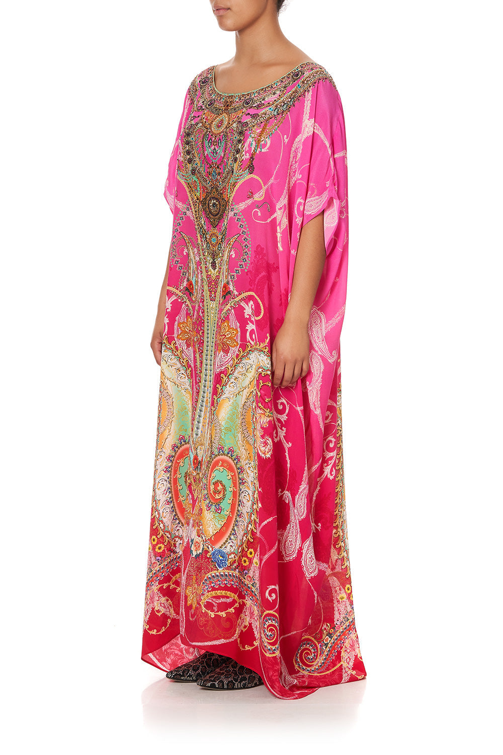 ROUND NECK KAFTAN RAINBOW RHYTHM