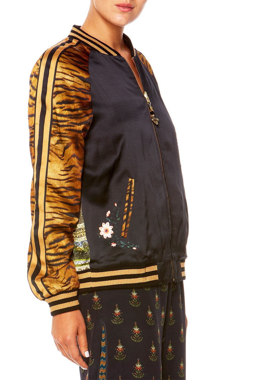 OVERSIZED BOMBER A WOMAN'S WISDOM