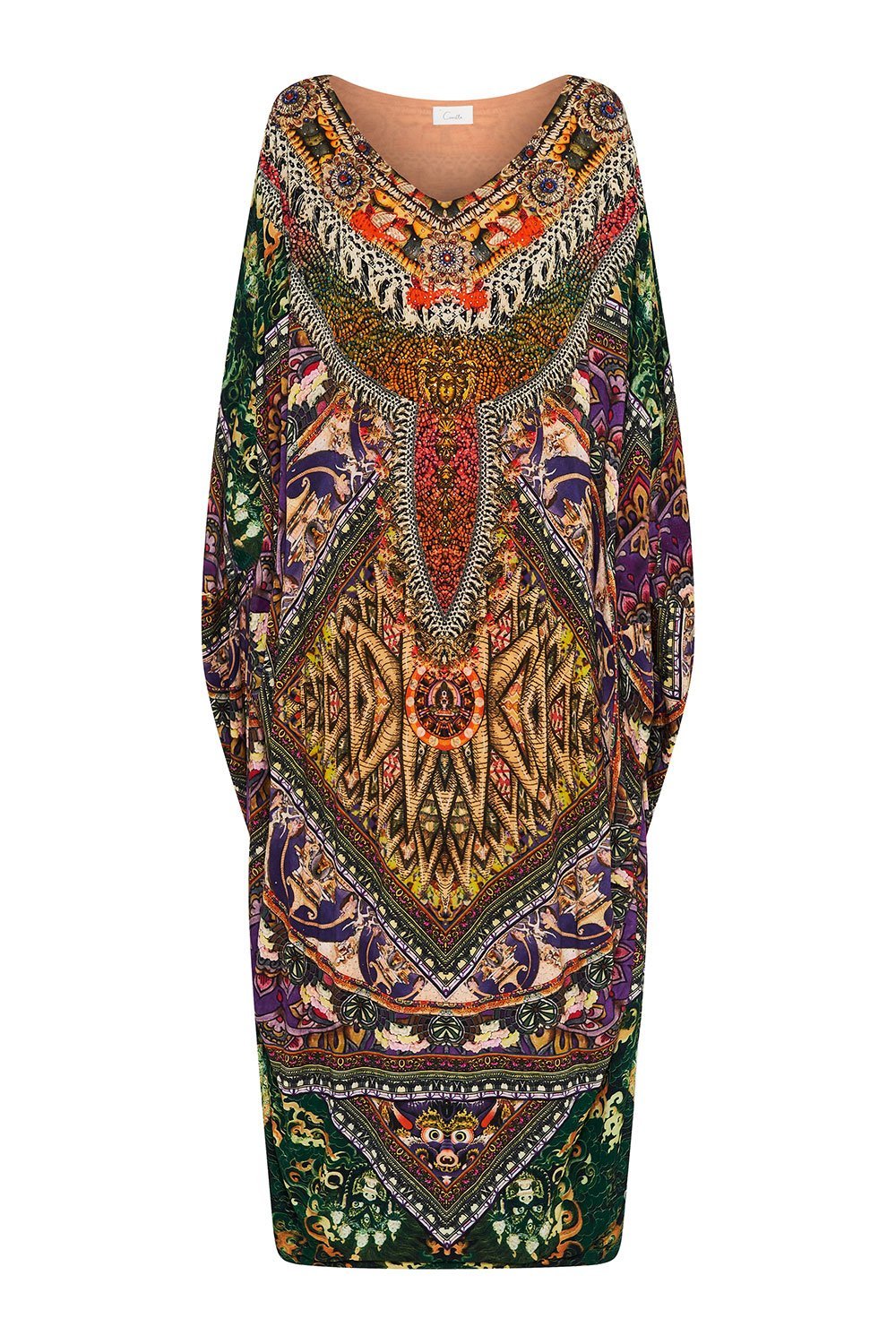 V NECK KAFTAN MANDALA