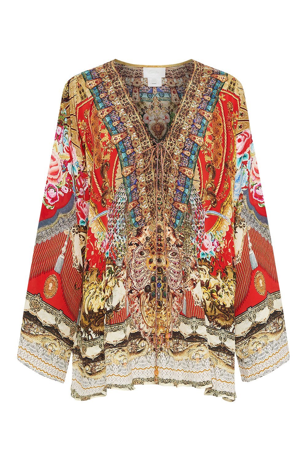 LACE UP BLOUSE CAMEO'S DANCE