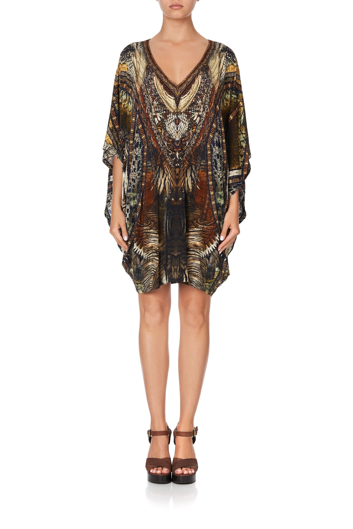 BAT SLEEVE DRESS KAKADU CALLING