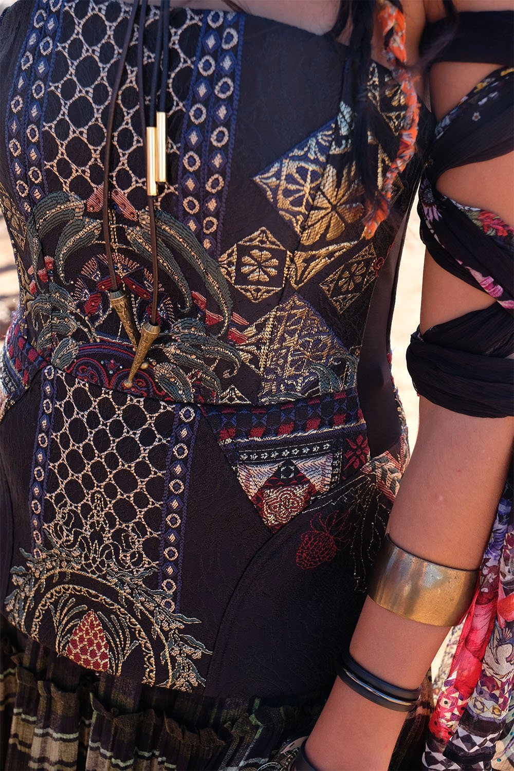 CORSET WITH POWERMESH INSERT BOTANICAL CHRONICLES