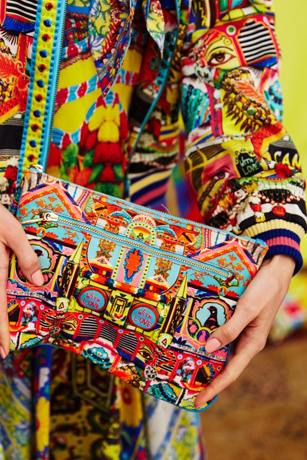 BOUNDLESS BLISS SMALL CANVAS CLUTCH