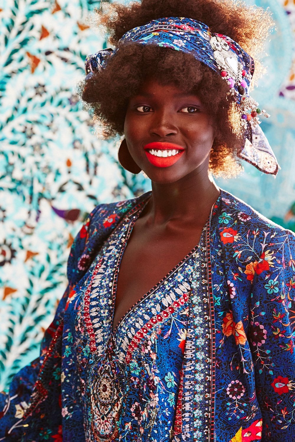 KINDNESS KALEIDOSCOPE DETACHABLE LAYERED JACKET