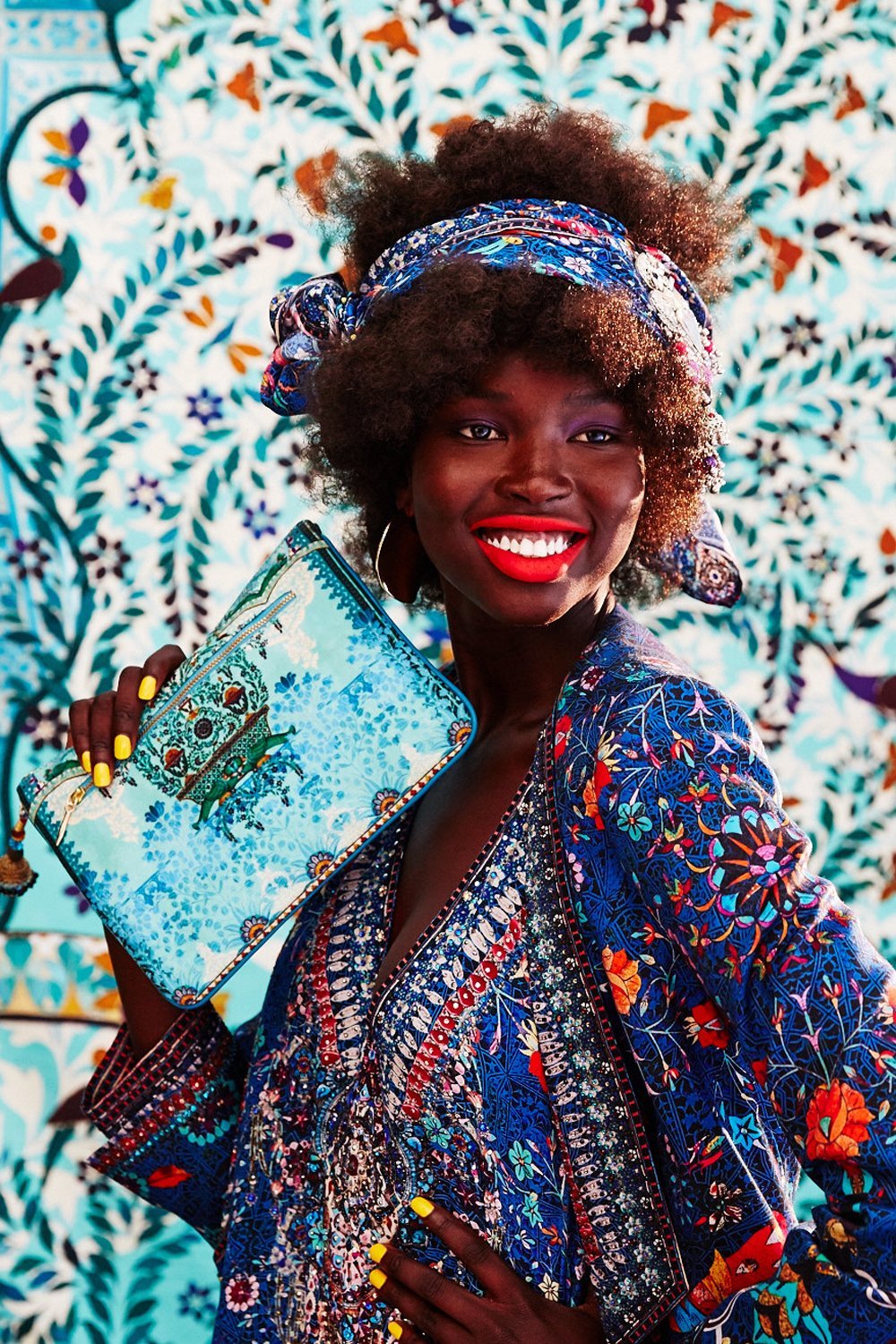 KINDNESS KALEIDOSCOPE DETACHABLE LAYERED JACKET