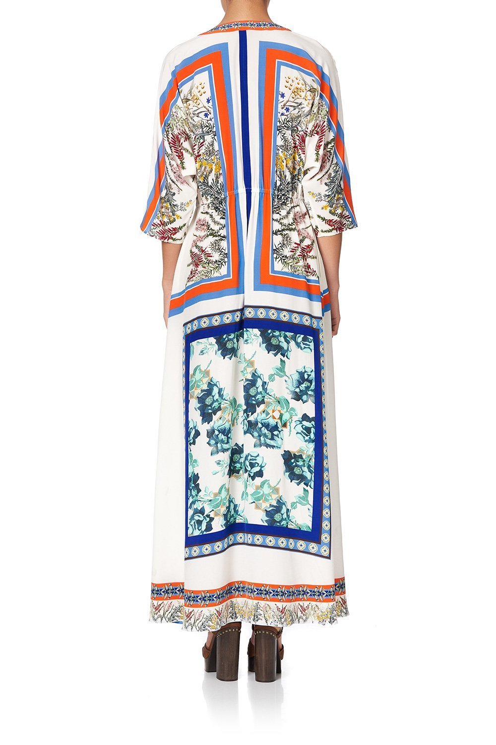 BUTTON DRESS WITH SQUARE SLEEVE GONE COAST