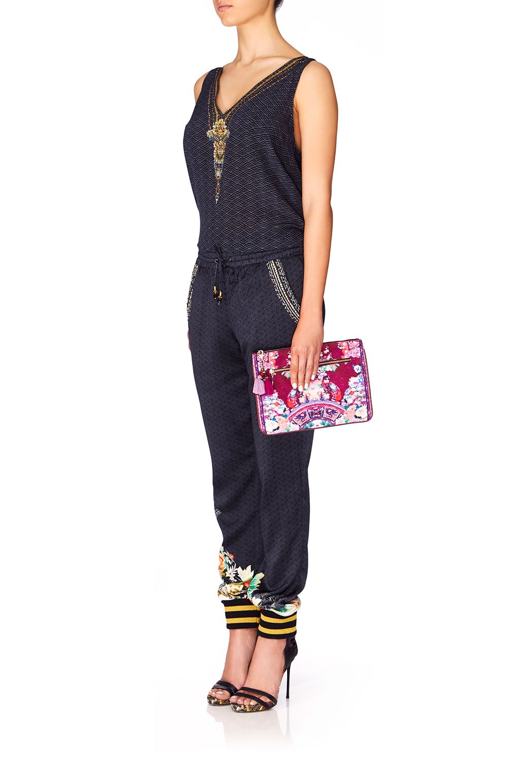 LITTLE OSAKA GIRL SMALL CANVAS CLUTCH