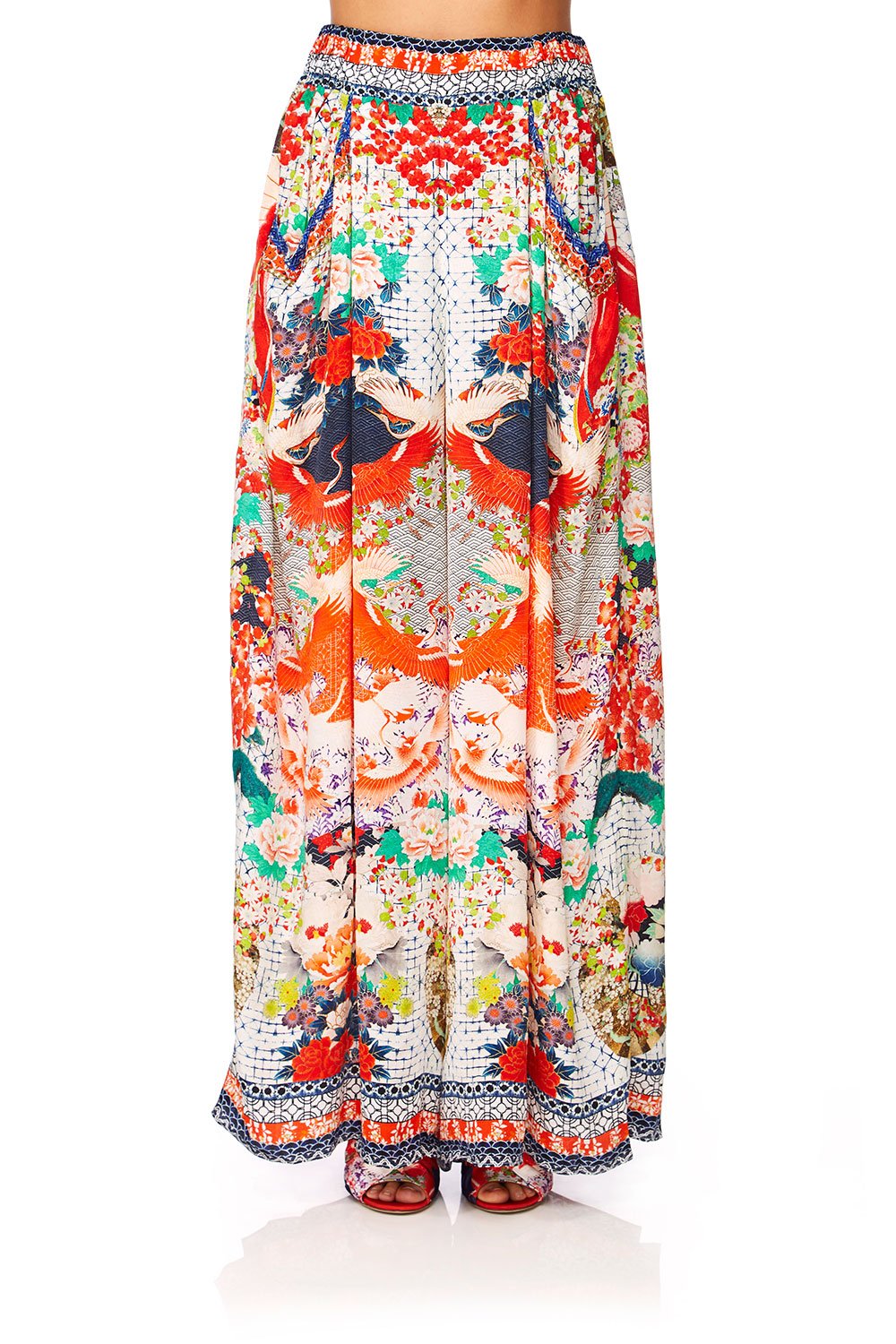 CAMILLA GEISHA GIRL WIDE LEG PANT W GATHERED POCKETS