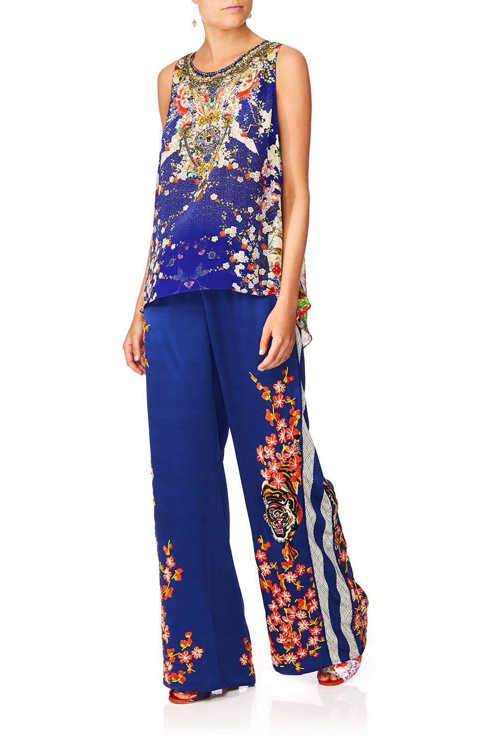CAMILLA GEISHA GIRL WIDE LEG TRACK PANT