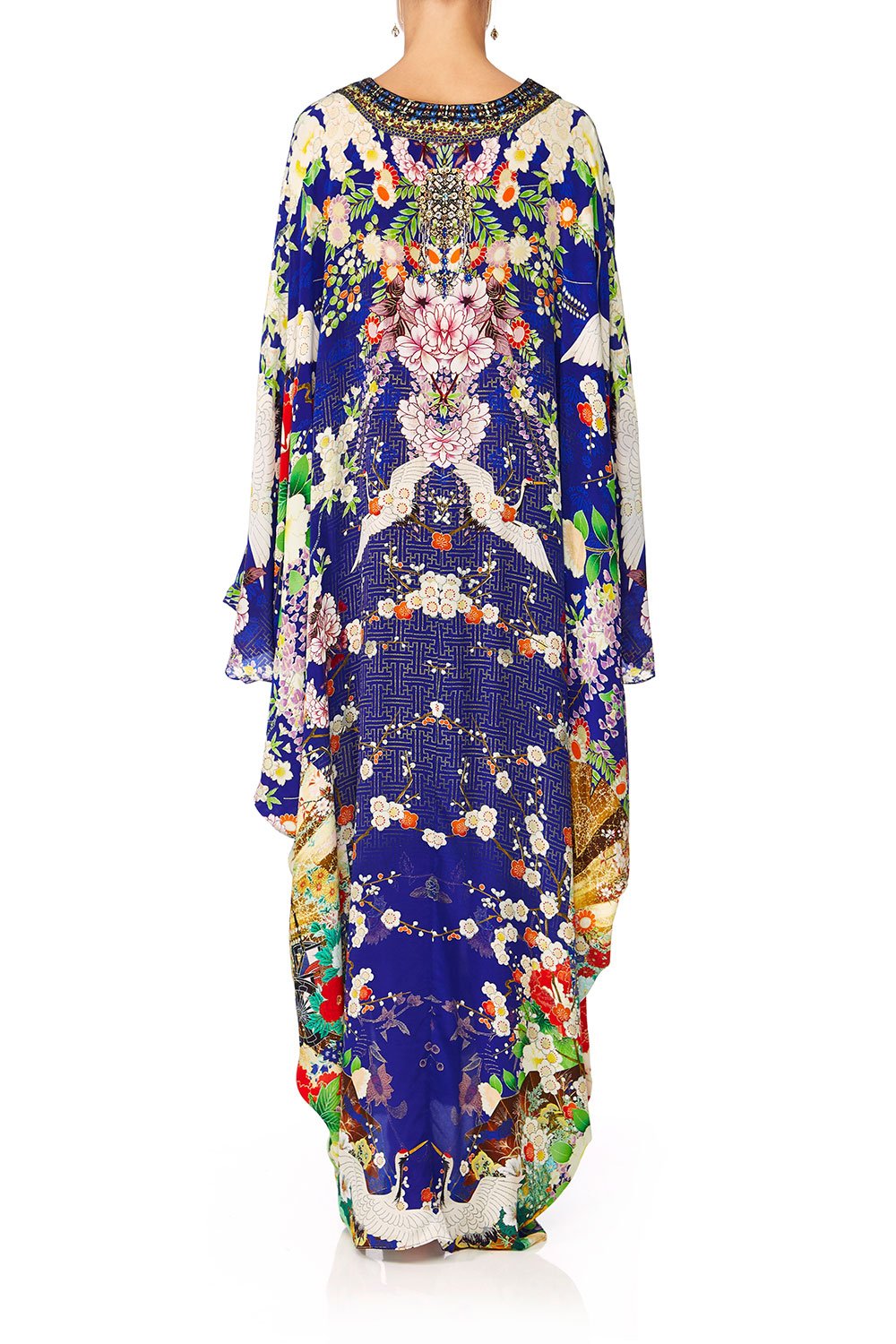 CAMILLA MAIKOS MIDNIGHT BLOUSON SLEEVE KAFTAN