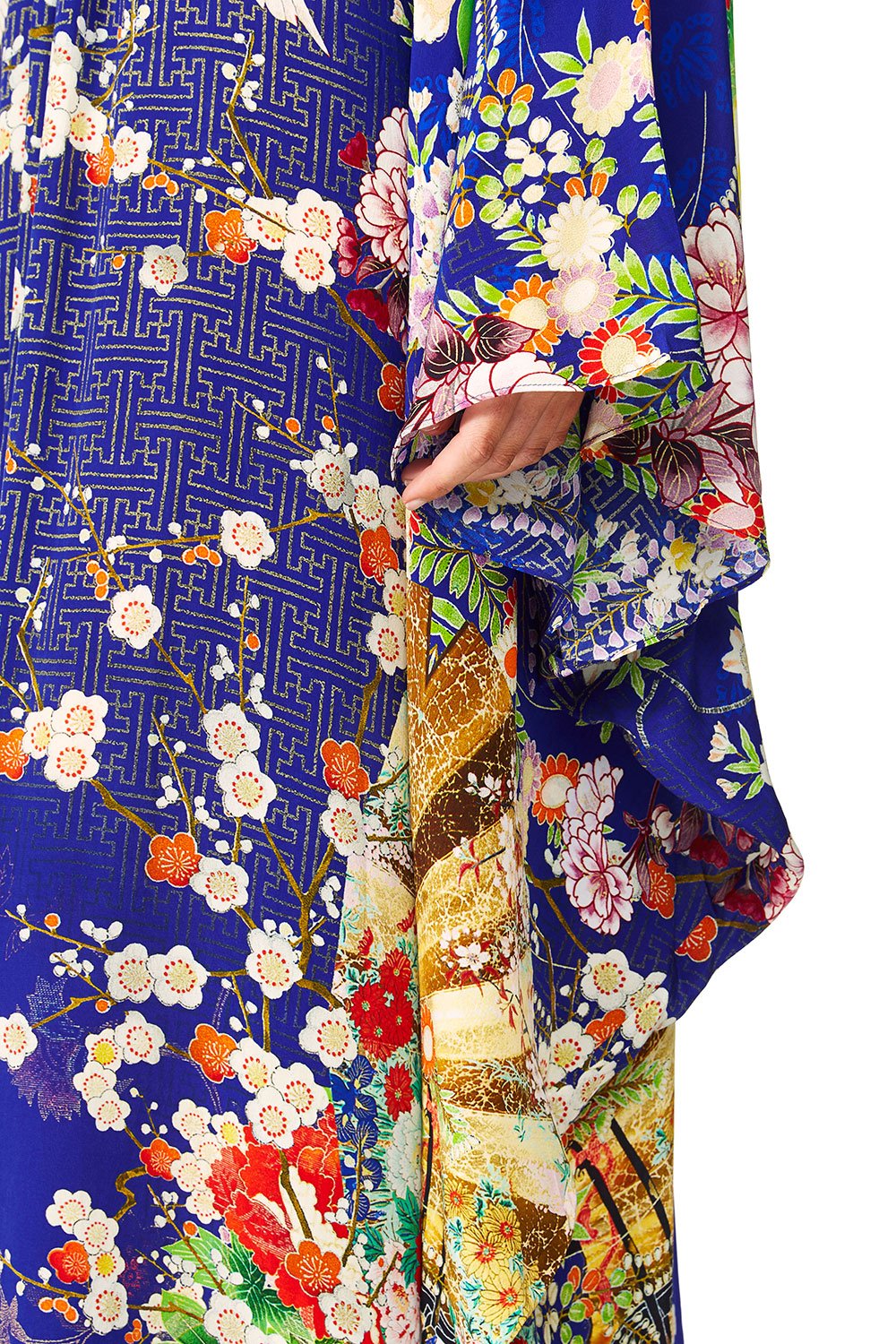 CAMILLA MAIKOS MIDNIGHT BLOUSON SLEEVE KAFTAN