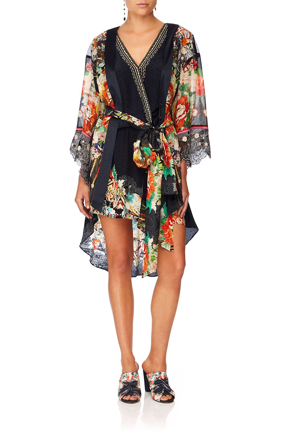 CAMILLA MIDNIGHT MOONCHILD CROSSOVER DRESS W LONG BACK