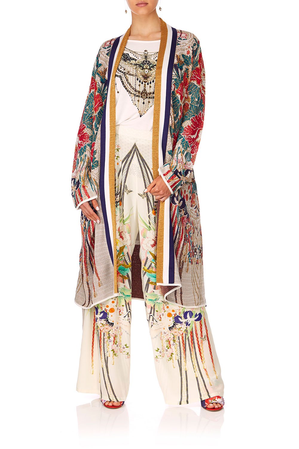 CAMILLA MS MAIKO KNIT WRAP W TIE