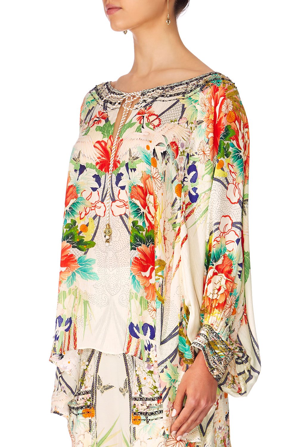 CAMILLA MS MAIKO RAGLAN SLEEVE BLOUSE WCUFF