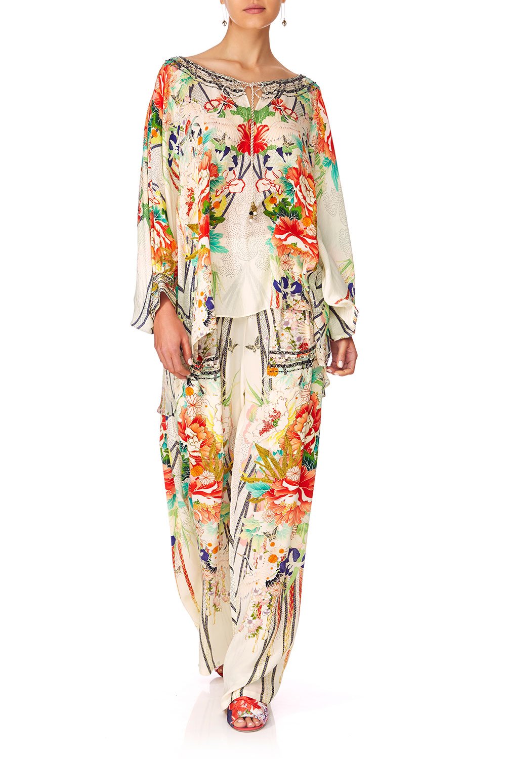 CAMILLA MS MAIKO WIDE LEG TROUSER W FRONT POCKETS