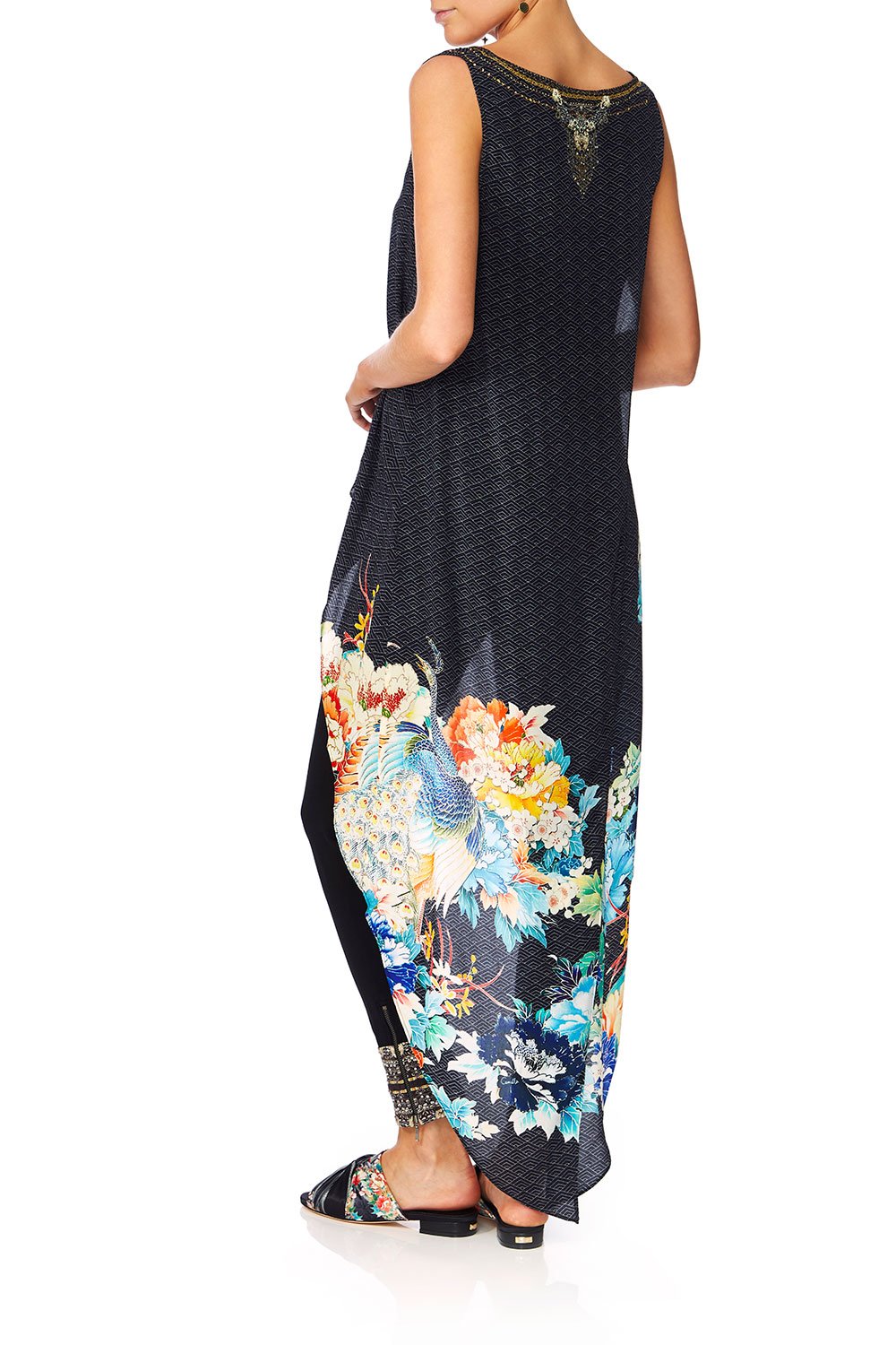 CAMILLA UP ALL NIGHT HIGH LOW CROSS BACK TOP