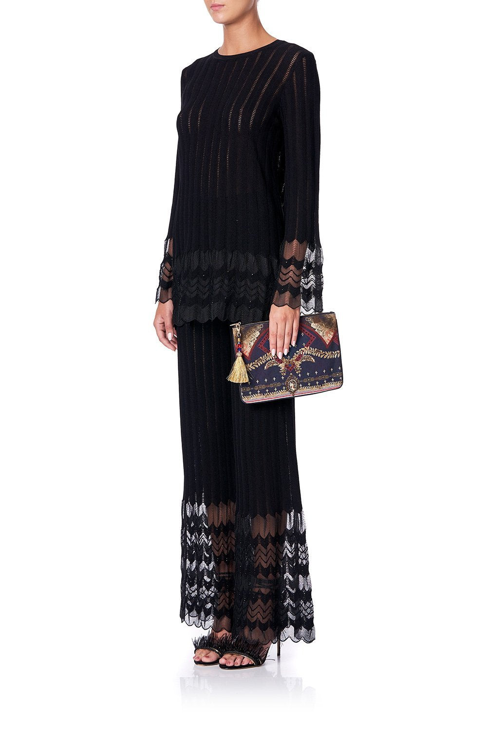 SMALL CANVAS CLUTCH THIS CHARMING WOMAN