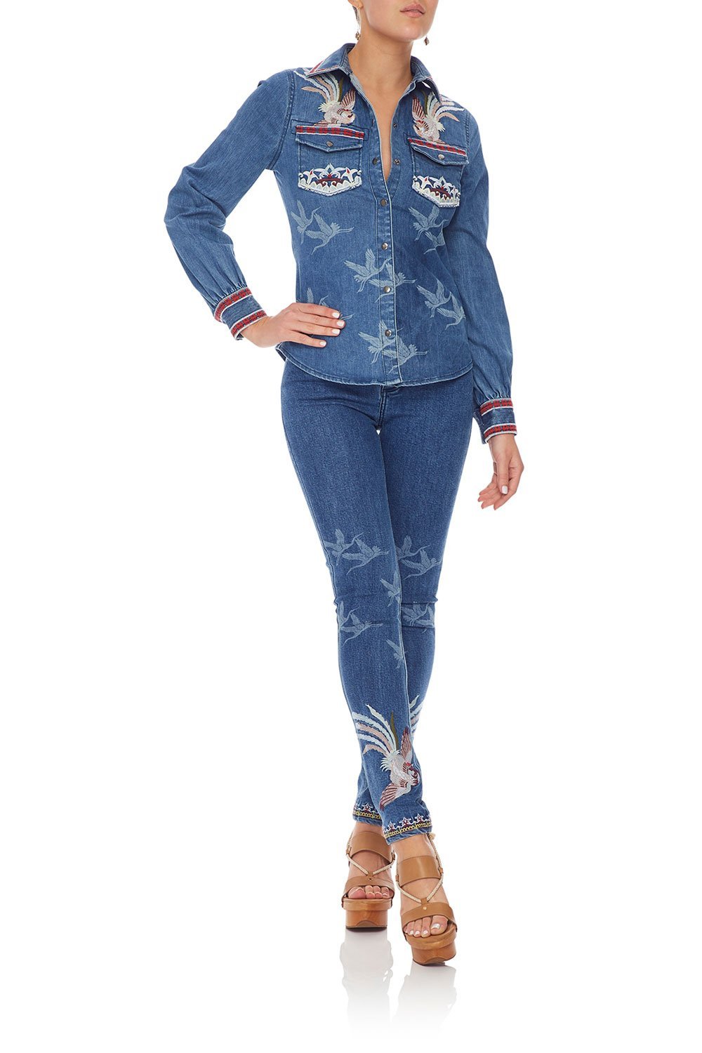 ANGULAR SHOULDER SEAM BLOUSE FOR THE FANS