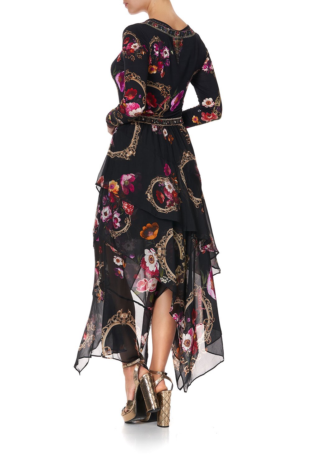 ASYMMETRICAL RUFFLE SKIRT MIRROR MIRROR