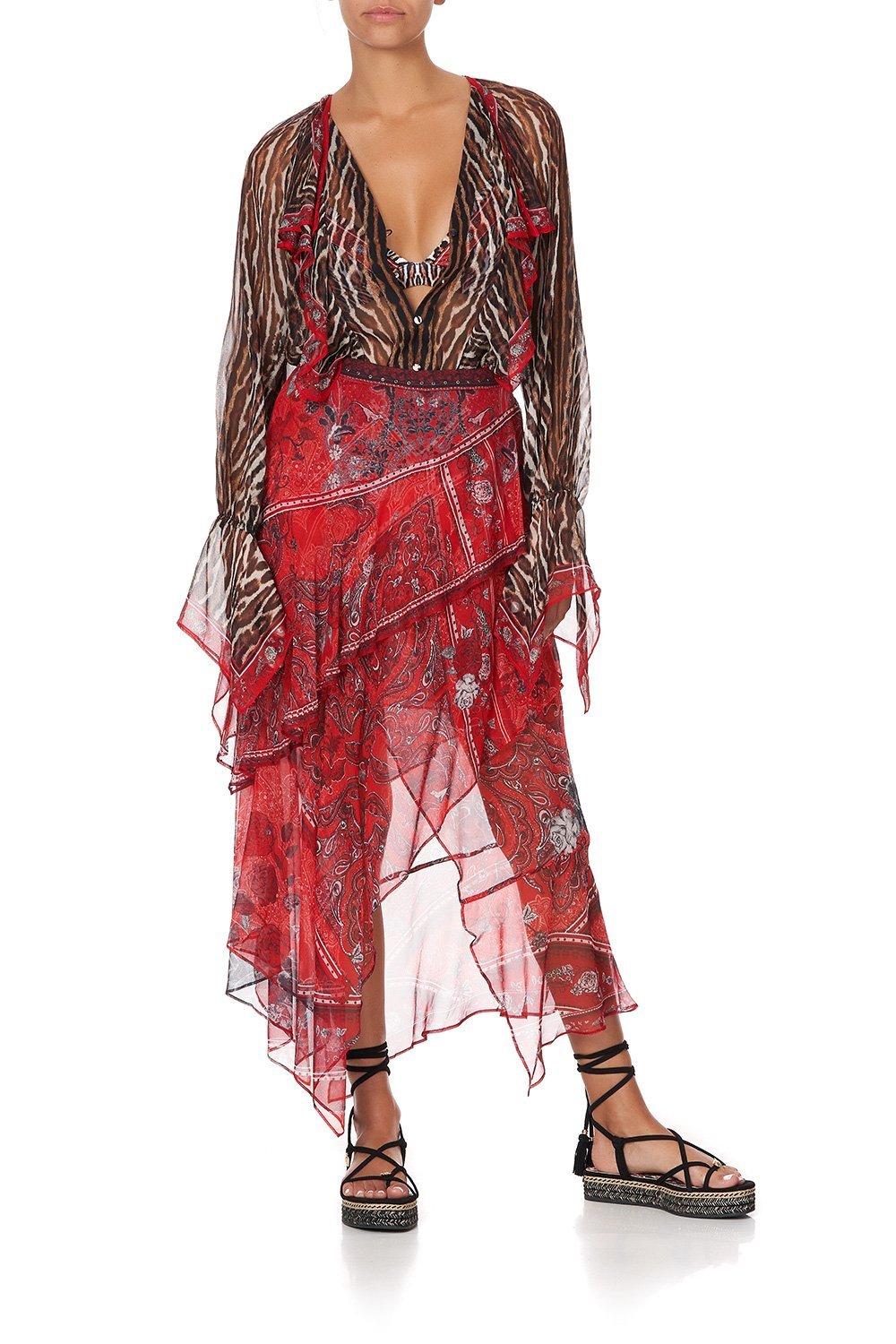 SOFT BRA WITH BACK CLIP PIRATE PUNK