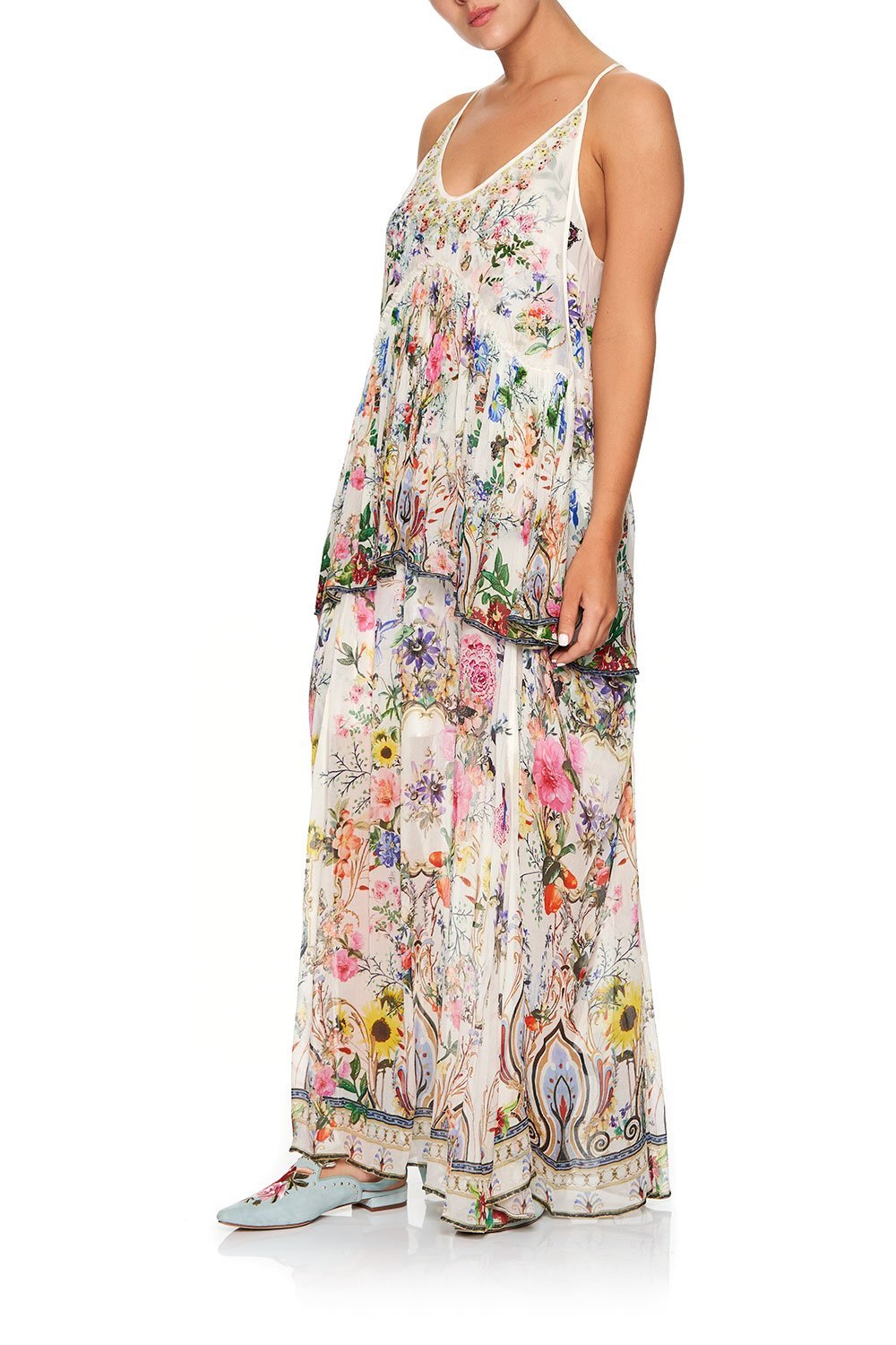 CAMILLA BACK OVERLAY TOP BOHEME