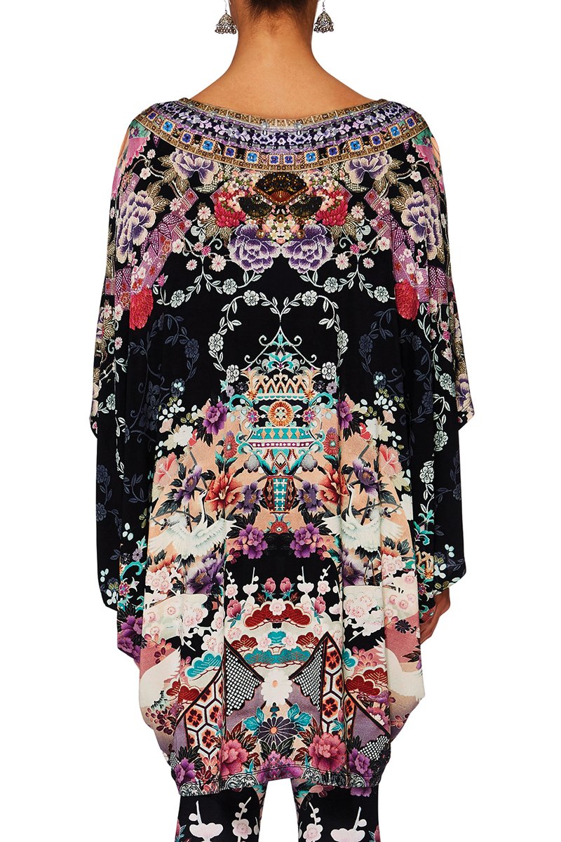 CAMILLA NIGHTS WITH HER BAT SLEEVE DRESS