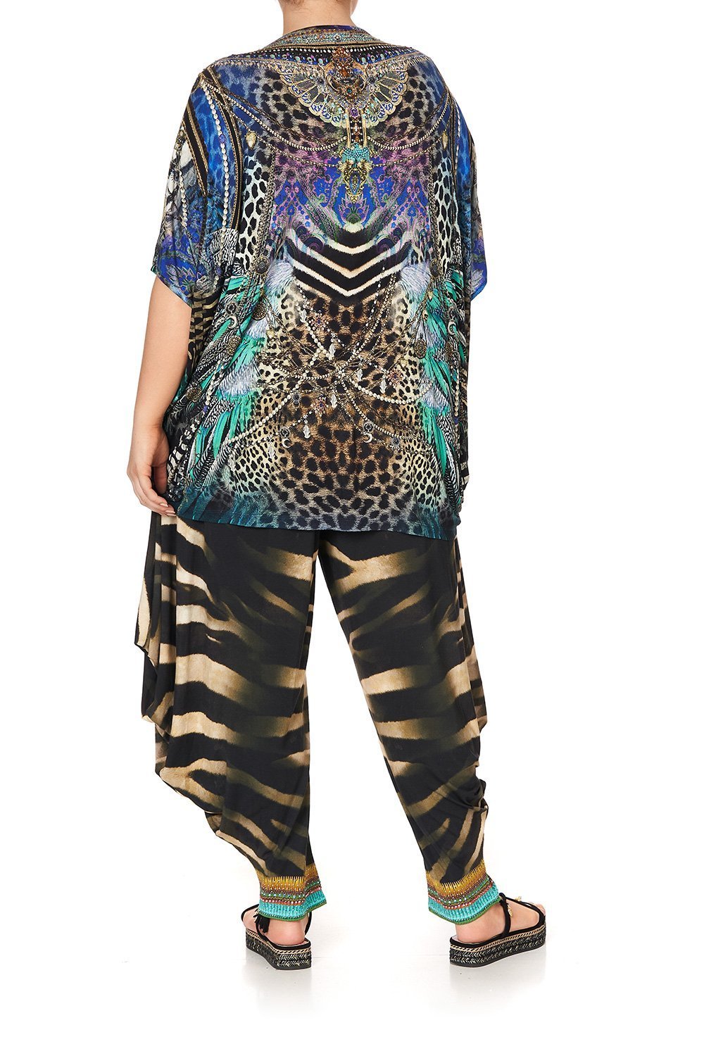 LOOSE FIT ROUND NECK TEE ANIMAL ARMY