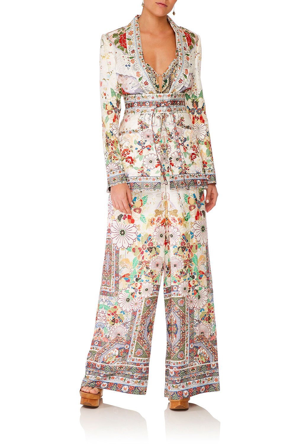 CAMILLA TIME AFTER TIME WIDE LEG PANT W CUFFS