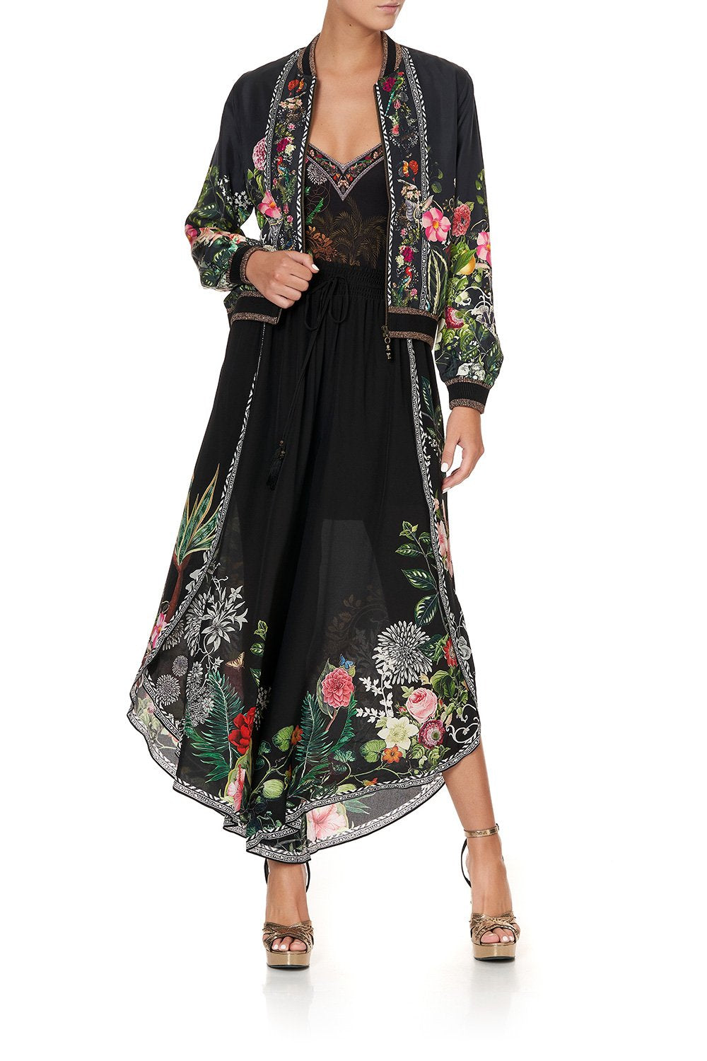 BOMBER JACKET RAISED WITH WOLVES