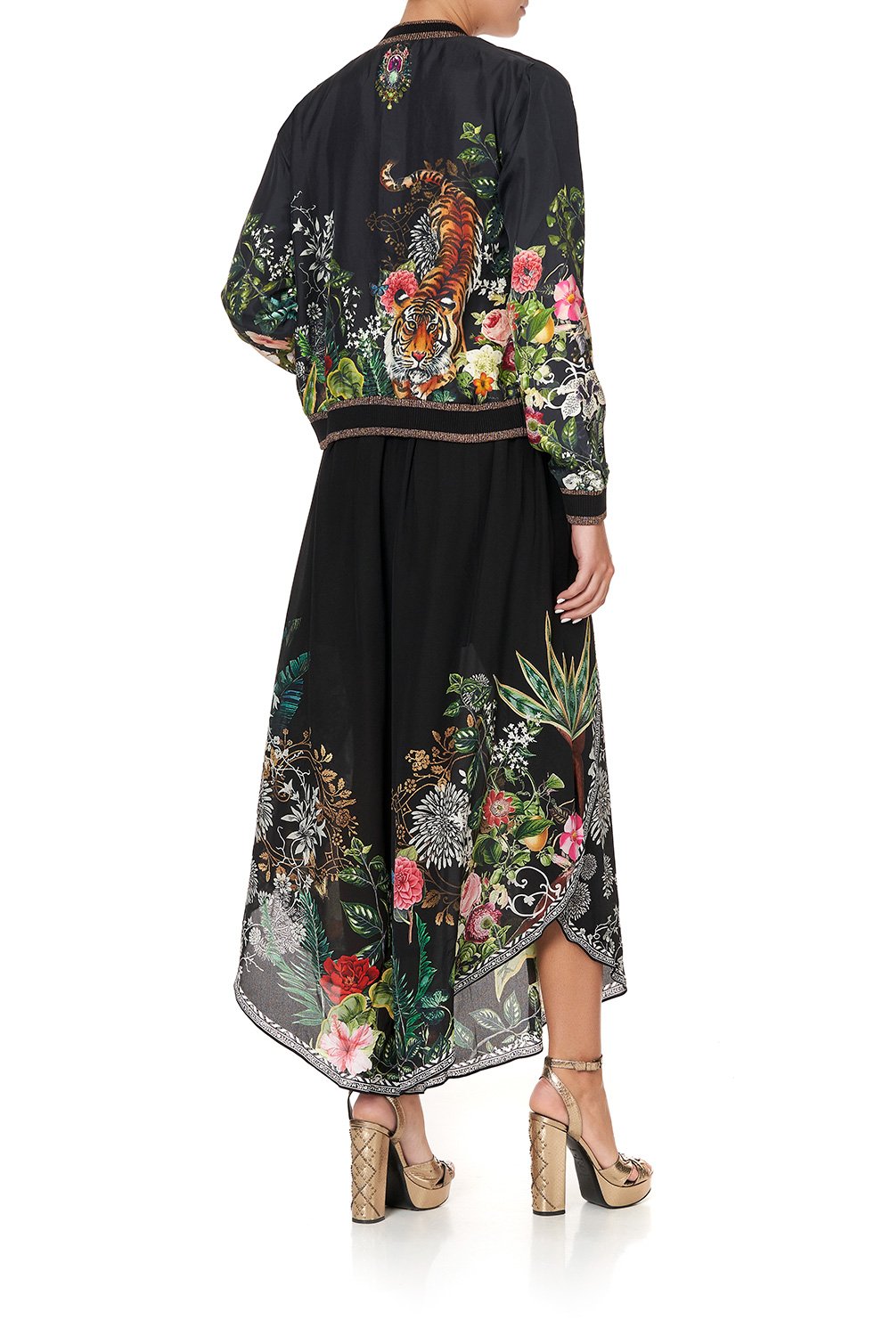 BOMBER JACKET RAISED WITH WOLVES