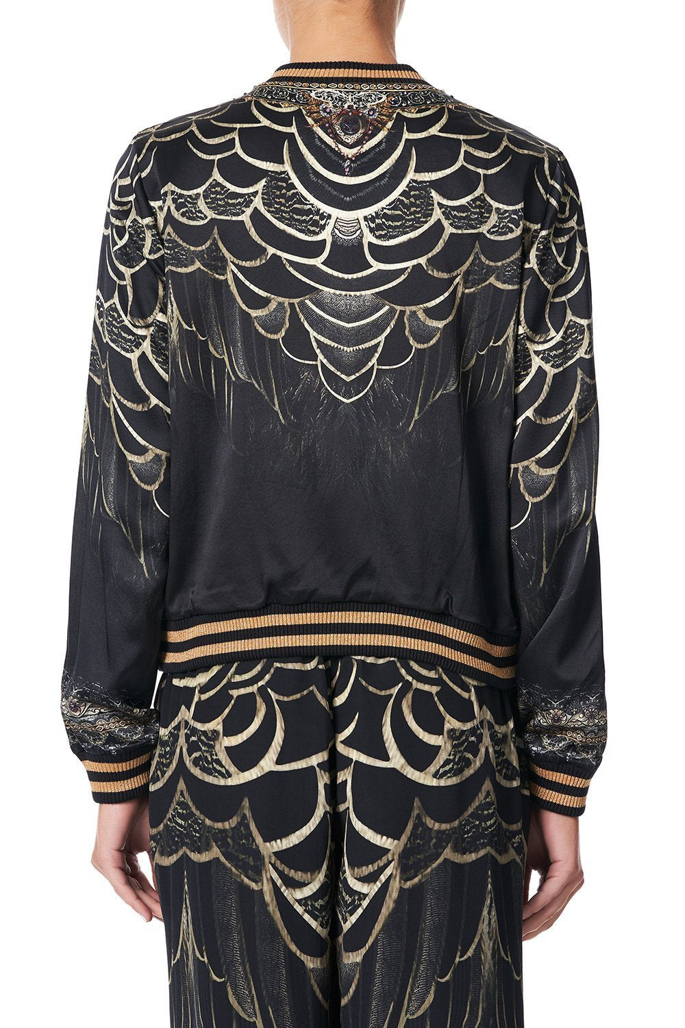 REVERSIBLE BOMBER JACKET UNDER A FULL MOON