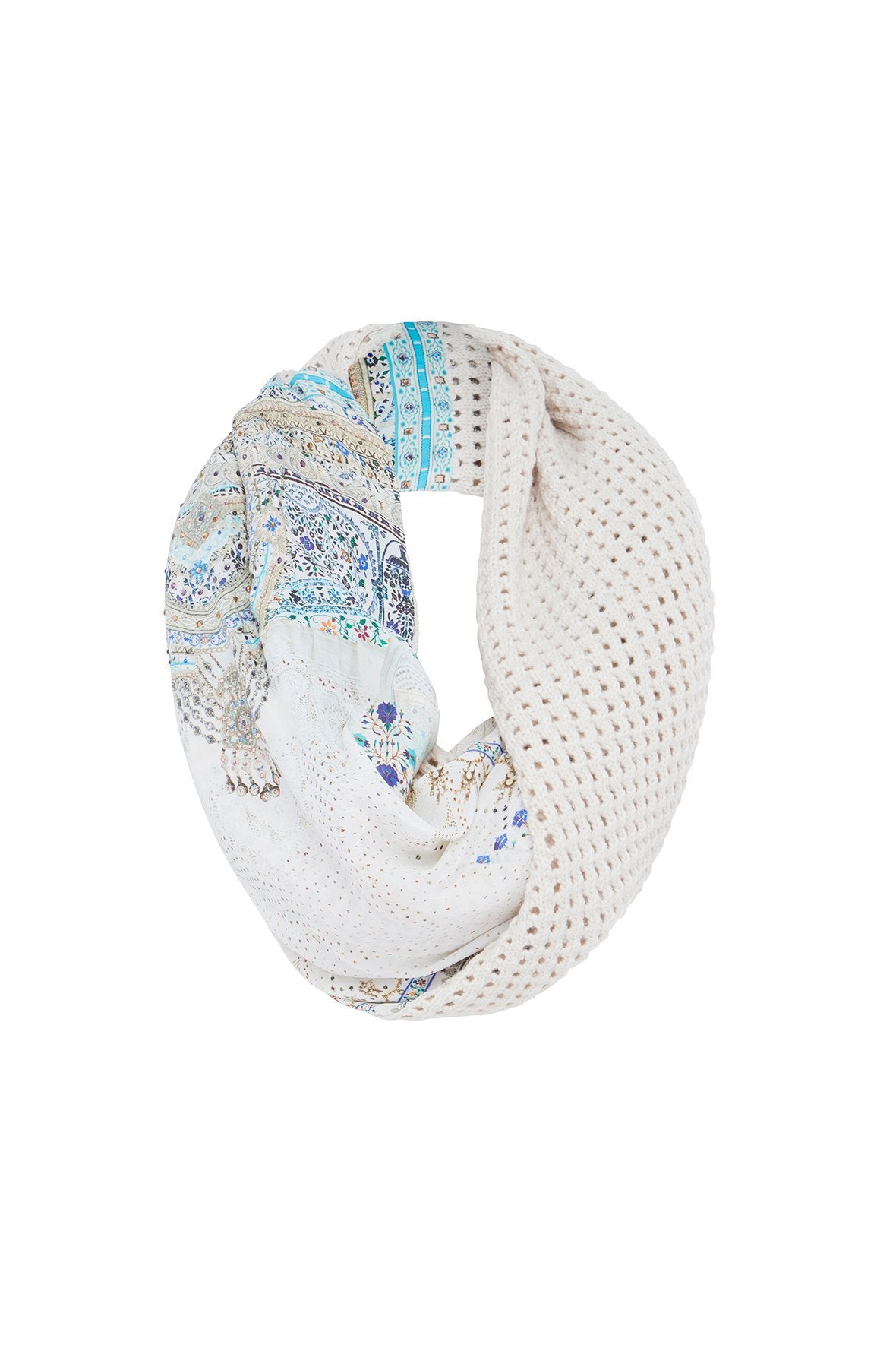 BREAKFAST WITH SILVIA DOUBLE SIDED SCARF