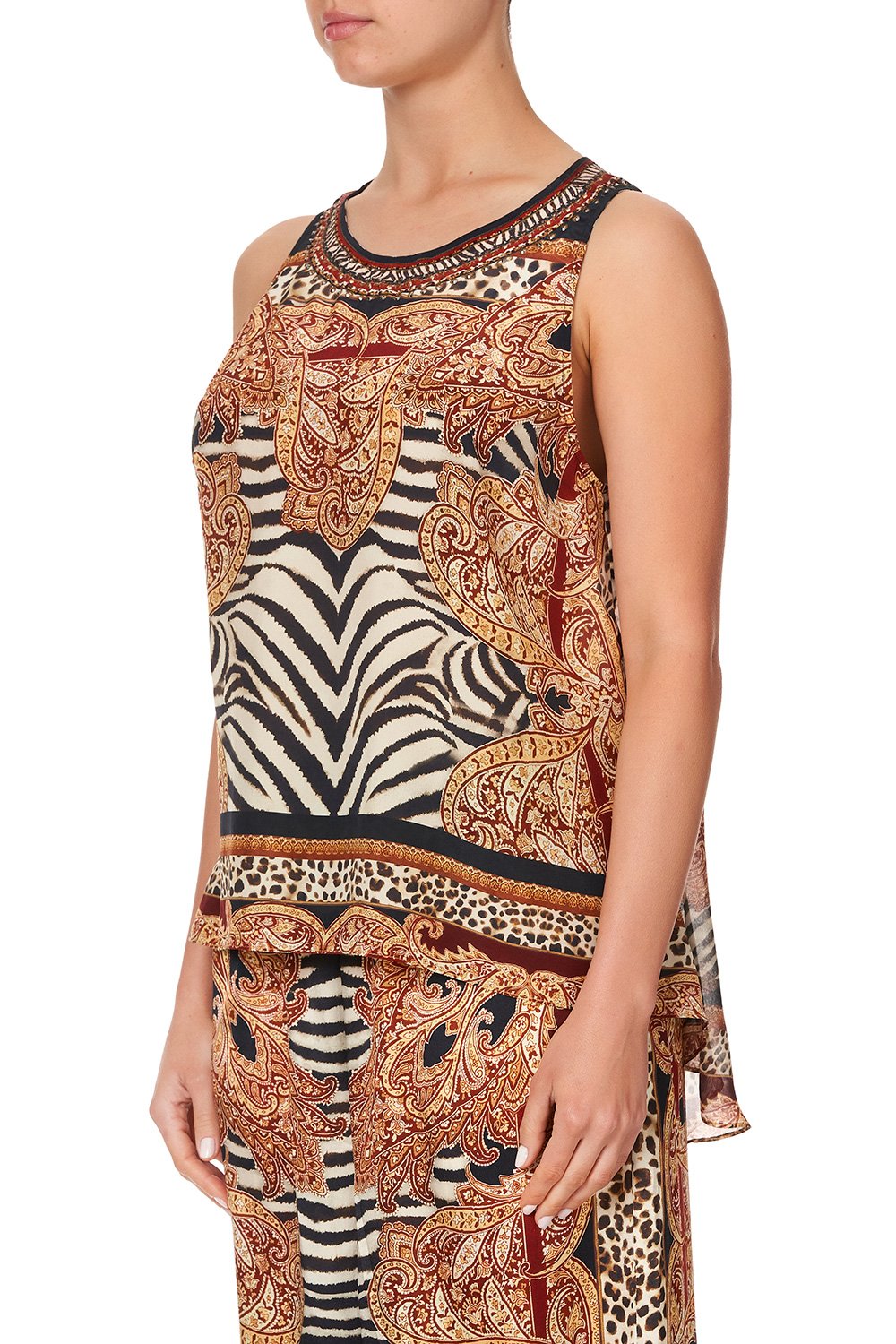 BUTTON BACK TOP WILD FIRE