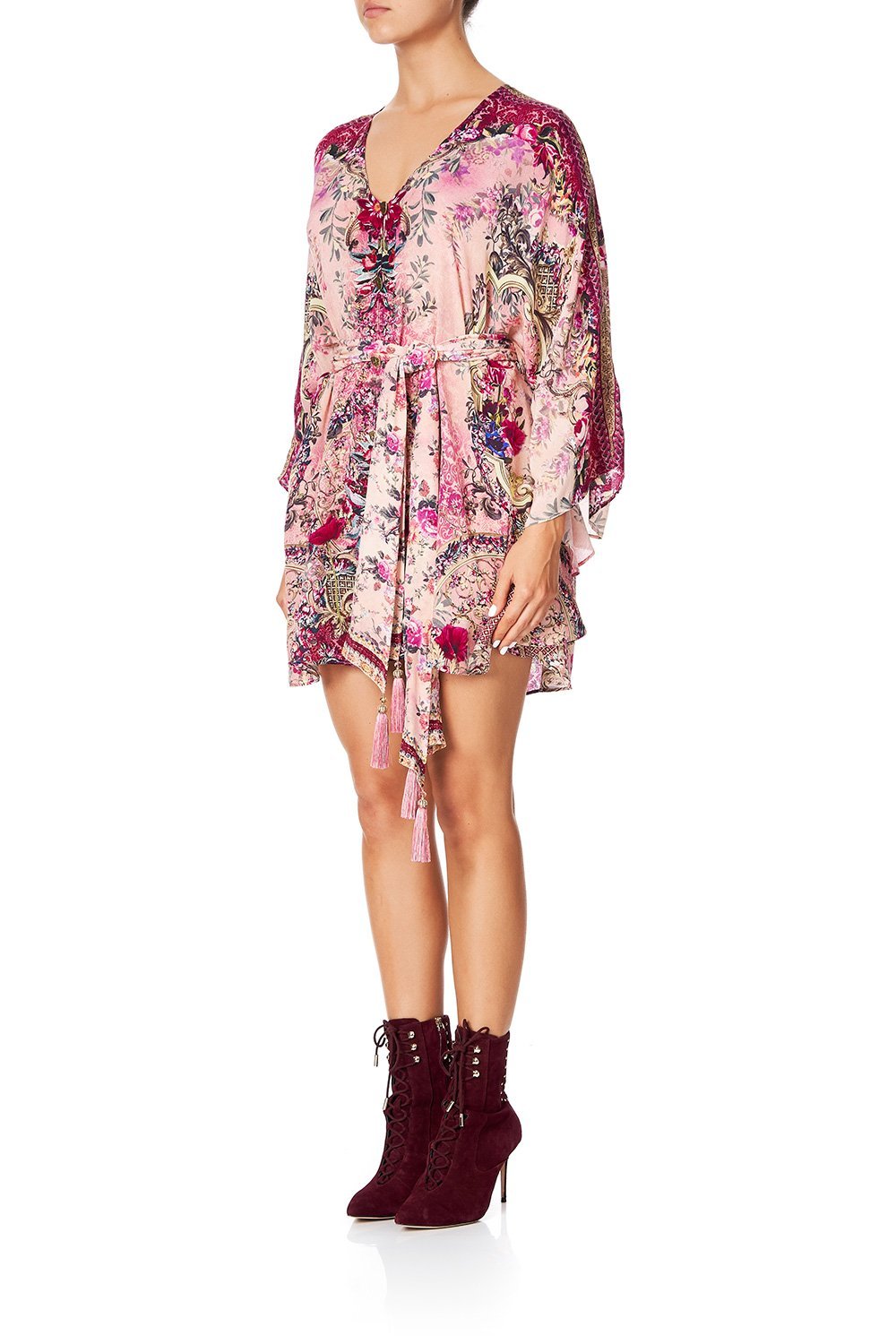 CAMILLA BUTTON UP KAFTAN WITH BELT LA BELLE