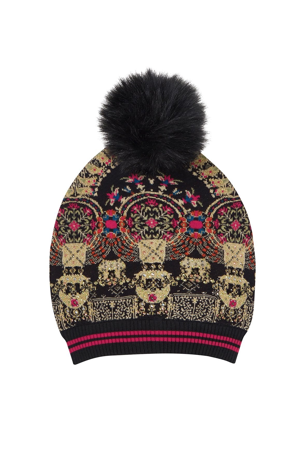 CHAMBER OF REFLECTIONS BEANIE W POM POM