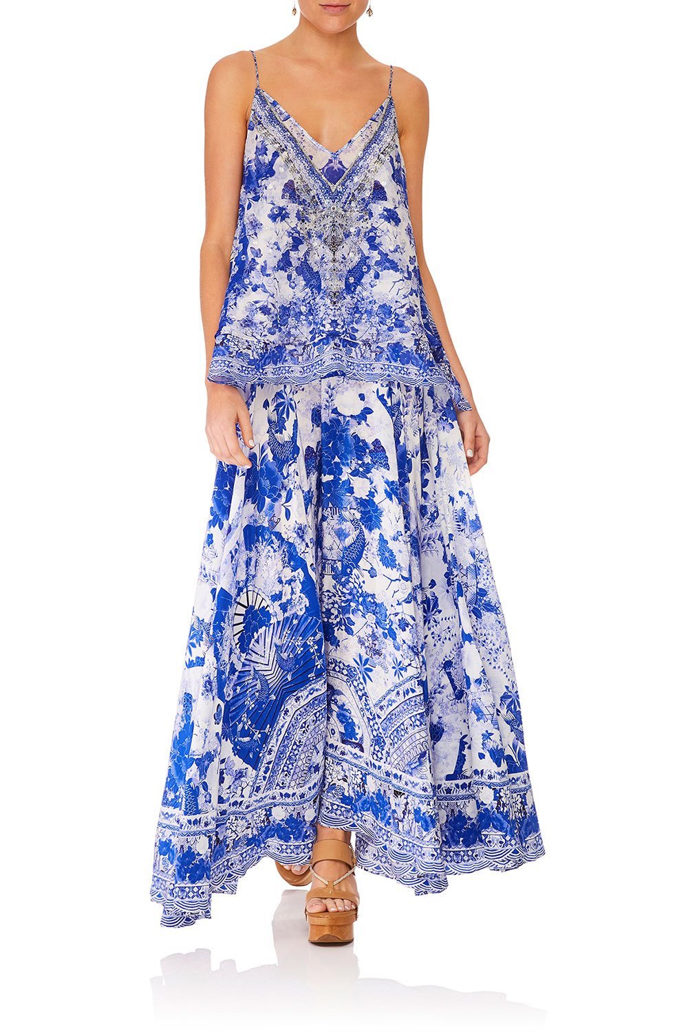 CAMILLA CIRCLE SKIRT THE FAN SEA