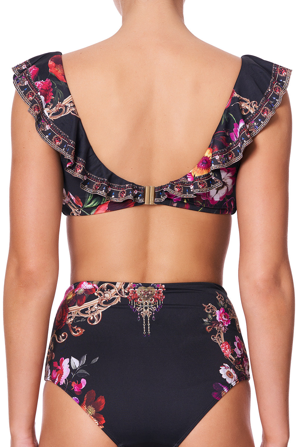 CROP TOP BRA WITH FRILL MIRROR MIRROR