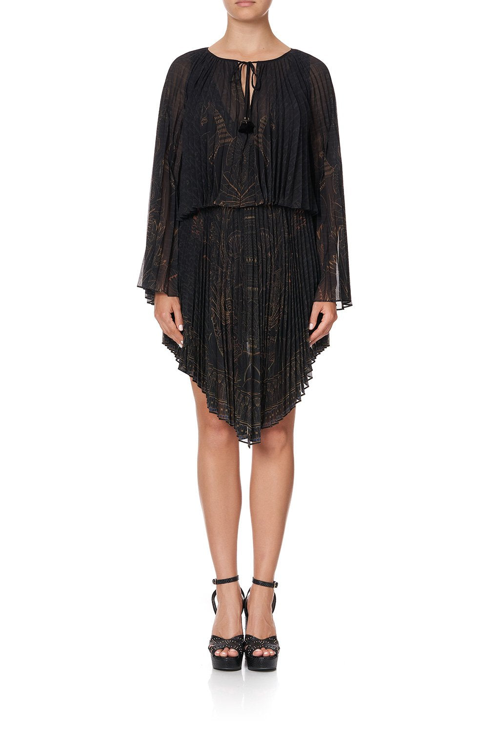 DOUBLE LAYER PLEATED DRESS COBRA KING