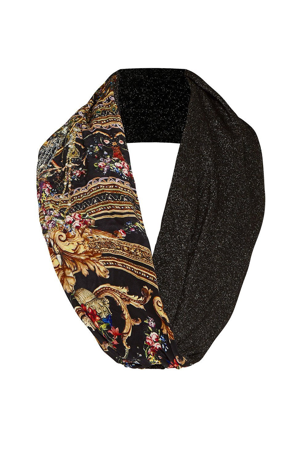 CAMILLA DOUBLE SIDED SCARF FRIEND IN FLORA