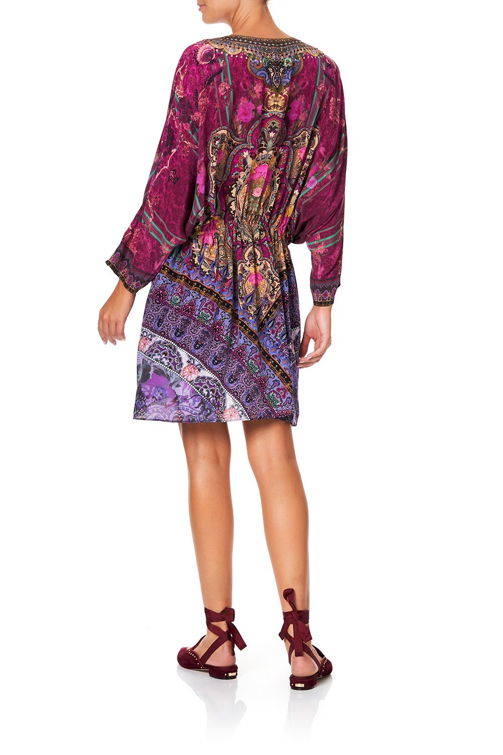 CAMILLA DRAWCORD WAIST SHORT KAFTAN DAUGHTER'S DESTINY
