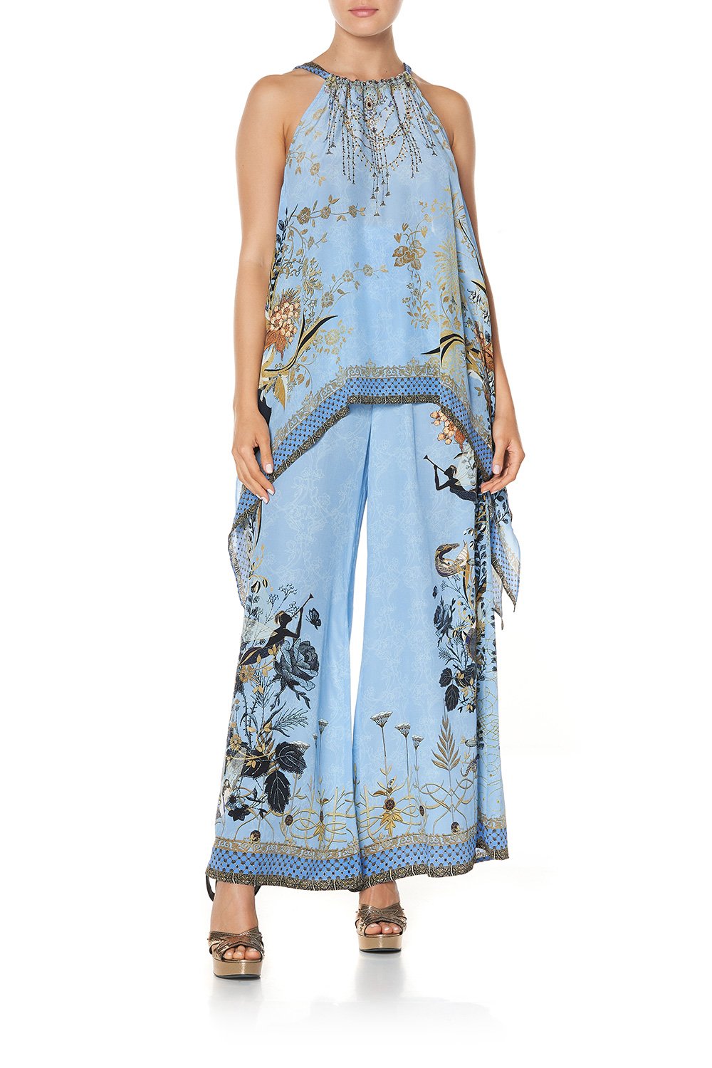 DRAWSTRING NECK TANK FAIRY FOUNTAIN