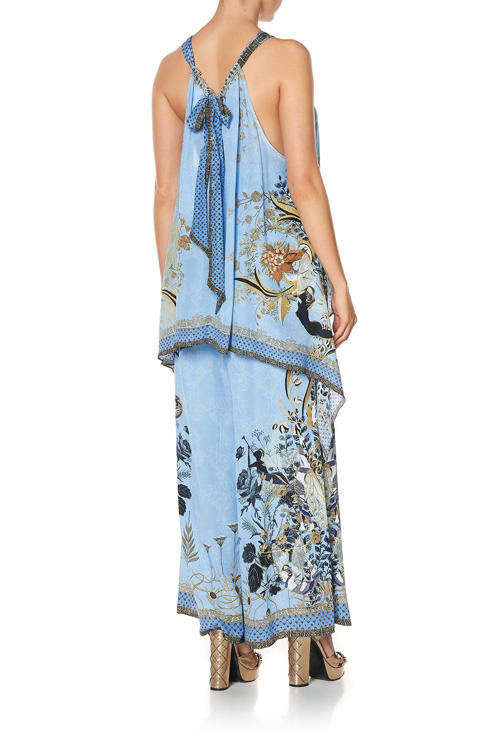 DRAWSTRING NECK TANK FAIRY FOUNTAIN