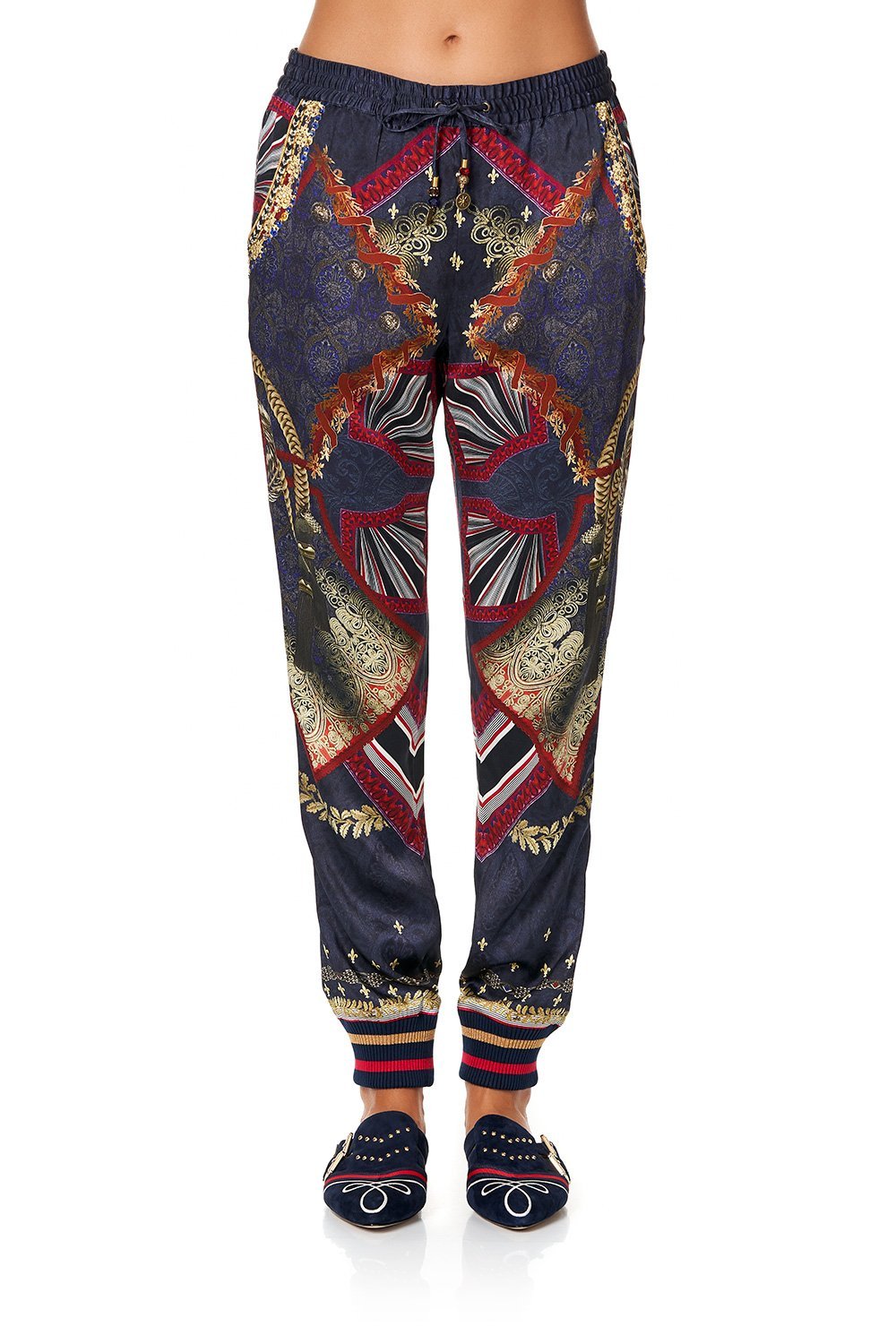 CAMILLA DRAWSTRING PANT WITH RIBBING THIS CHARMING WOMAN