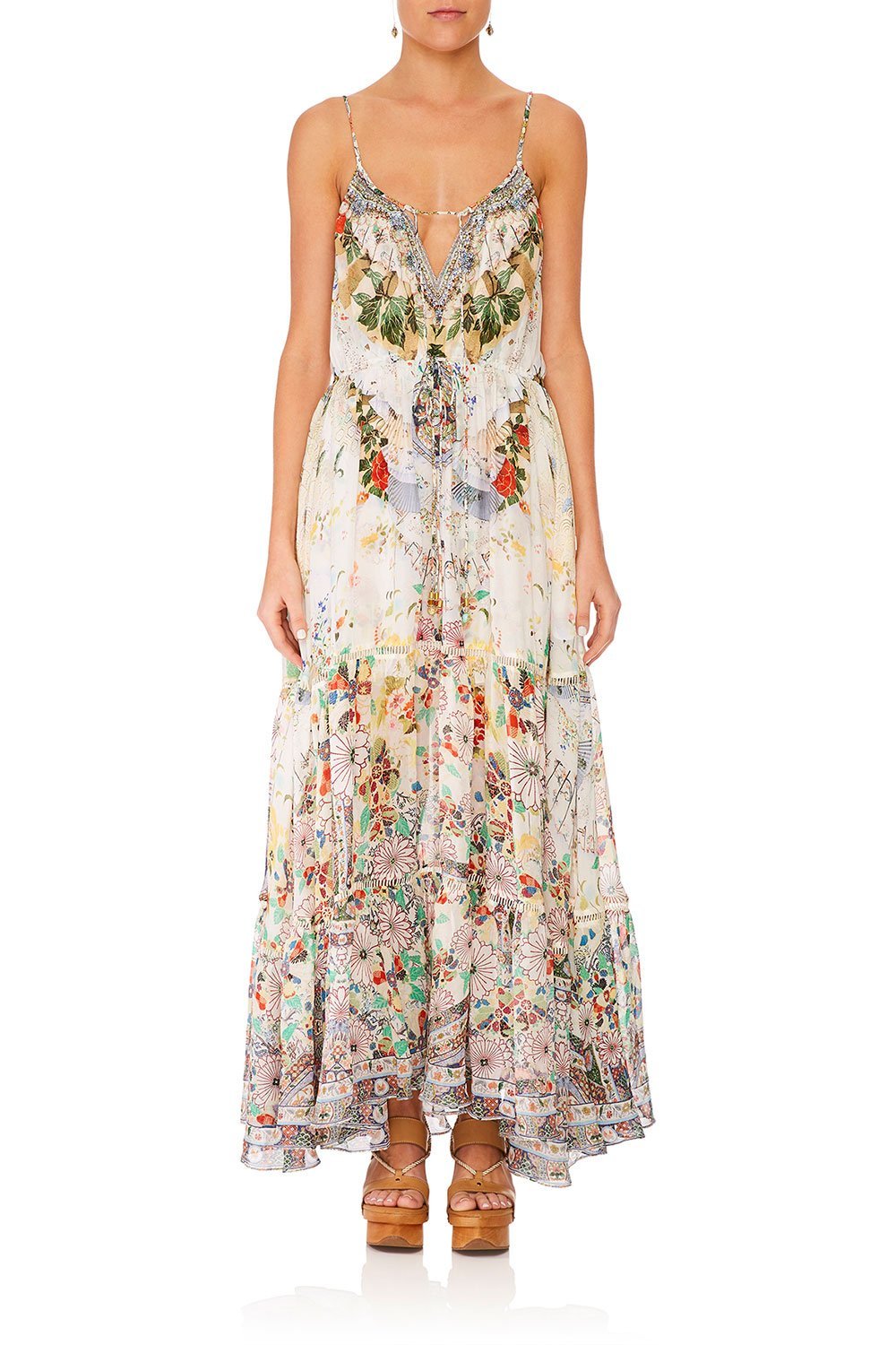 CAMILLA DRESS W/ FRONT TIE DETAIL TIME AFTER TIME