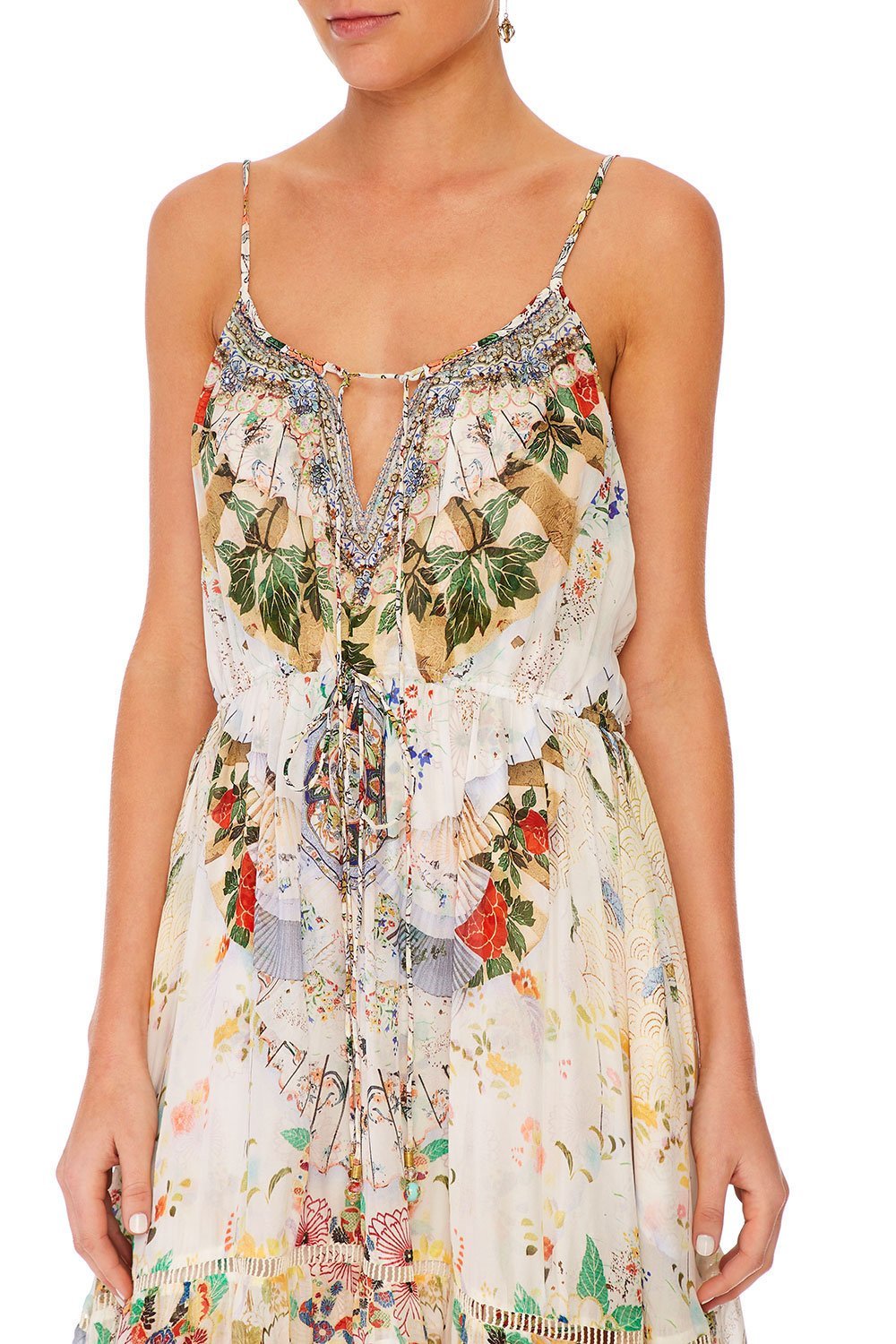 CAMILLA DRESS W/ FRONT TIE DETAIL TIME AFTER TIME